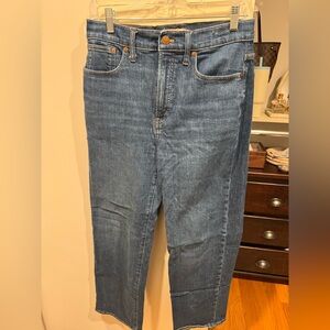 Madewell The Perfect Vintage Wide-Leg Jean Enmore Wash— Size 28